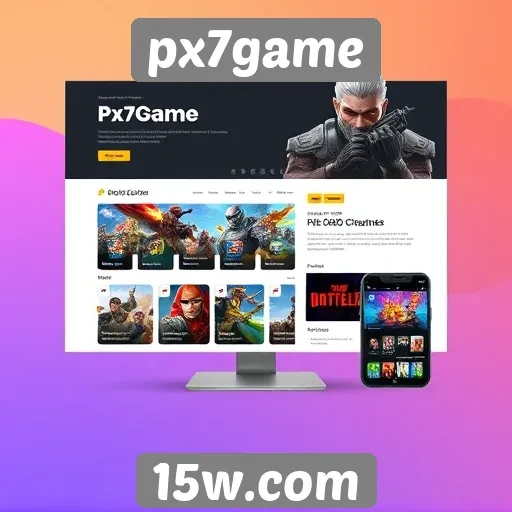Análise do design e usabilidade do site px7game